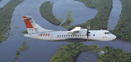 Jet privé ATR 42 en vol