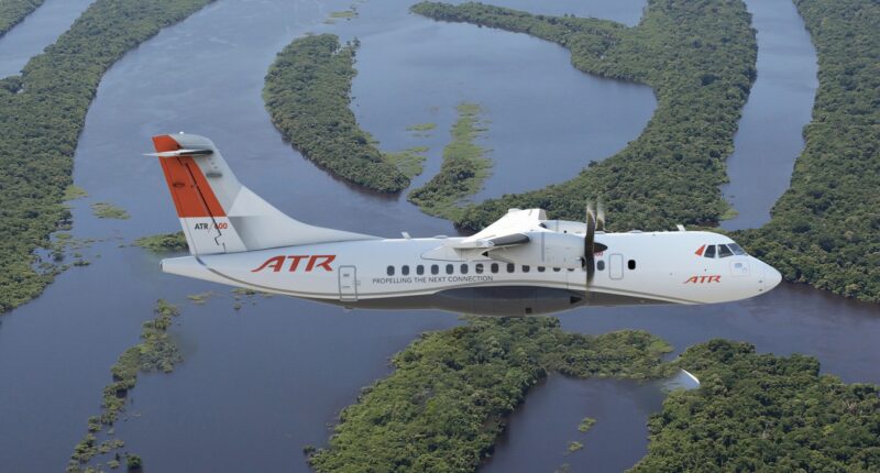 Jet privé ATR 42 en vol