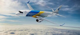 Location jet privé - Cabine d'avion vide, sièges en cuir noir