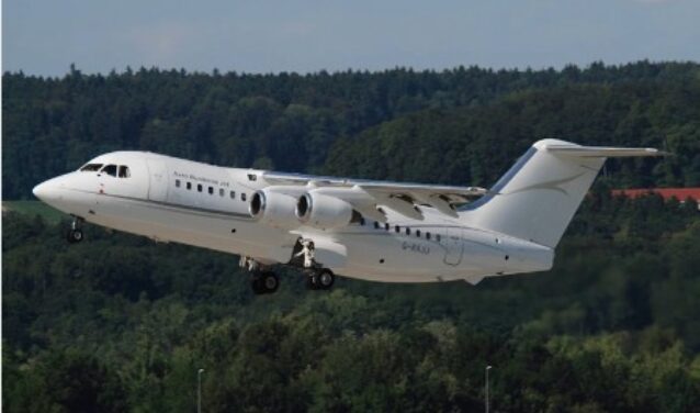 Alquiler de jet privado RJ 85 (BAE 146) VIP
