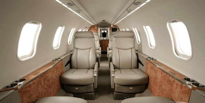 Alquiler del jet privado Learjet 45 XR