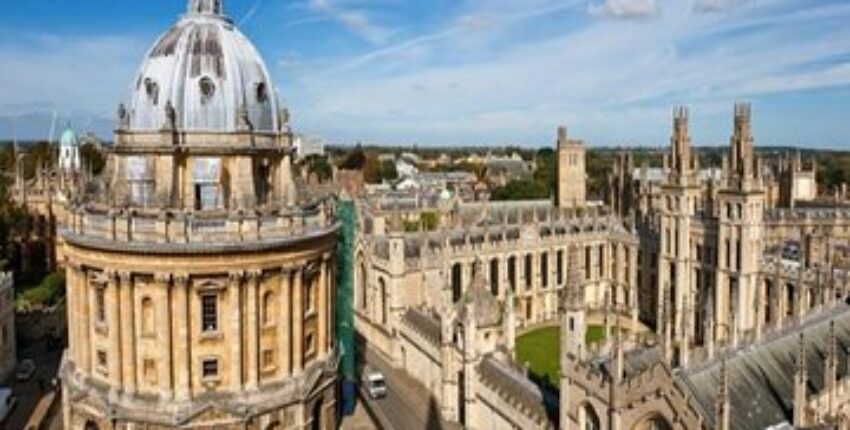 Radcliffe Camera, Oxford – Vue aérienne magnifique.