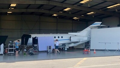 Alquiler de aviones privados : Rodaje de anuncios y películas