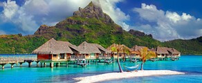 Alquiler de jet privado y helicóptero en Bora-Bora
