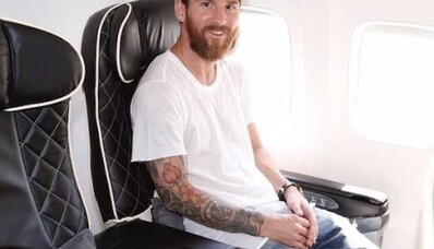 El jet privado de Lionel Messi