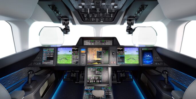 Cockpit Falcon 10X