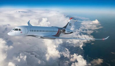 Dassault Aviation lanza Falcon 10X, su jet privado más potente