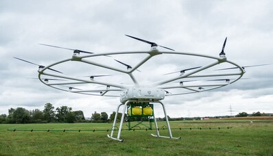 El VoloDrone espera revolucionar el mundo del transporte agrícola