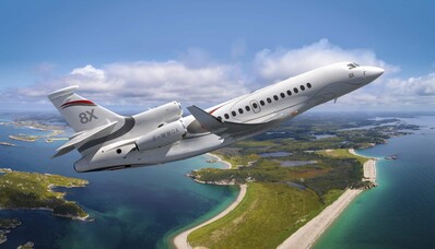 El Falcon 8X mejora su habitáculo