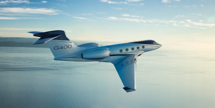 Gulfstream G800 en vol