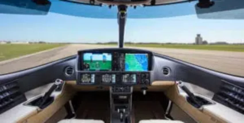 location de jet privé : Vision Jet SF50 cockpit moderne