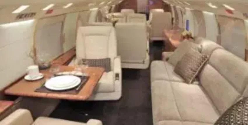 location de jet privé: intérieur luxueux Gulfstream G300