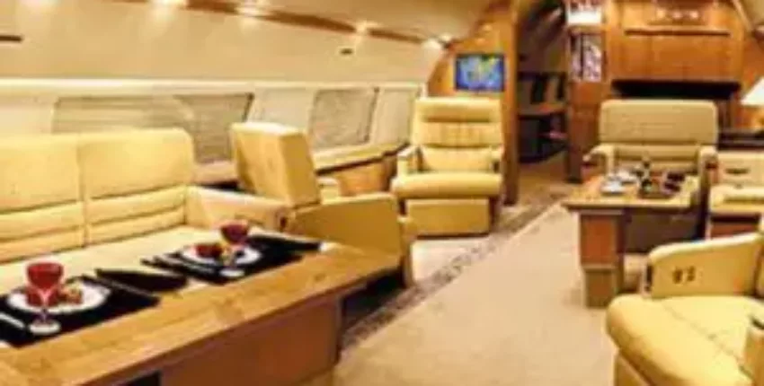 location de jet privé, intérieur luxueux, Boeing 757