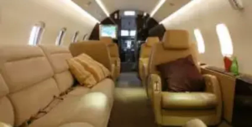 Location de jet privé - Intérieur luxueux Challenger 300.