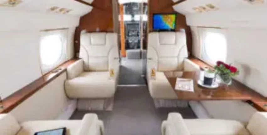 Alquiler avion privé Gulfstream GIII - intérieur luxueux.
