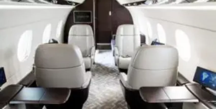 Location jet privé - intérieur jet luxueux, Legacy 450.