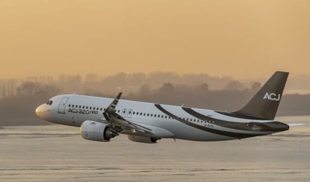 ACJ 320 NEO en vol