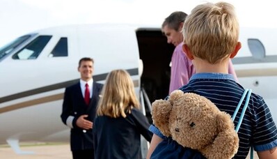 Jets privados y niños
