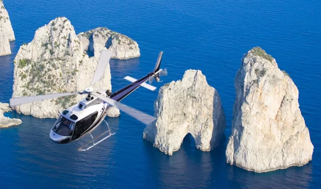 Capri trajet helicopter