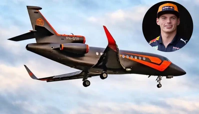 Cuando la F1 levanta el vuelo: el jet privado de Max Verstappen