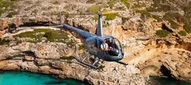 Málaga - Ibiza: traslado en helicóptero