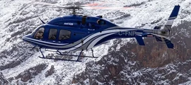 location hélicoptère - intérieur H125 avec sièges en cuir beige