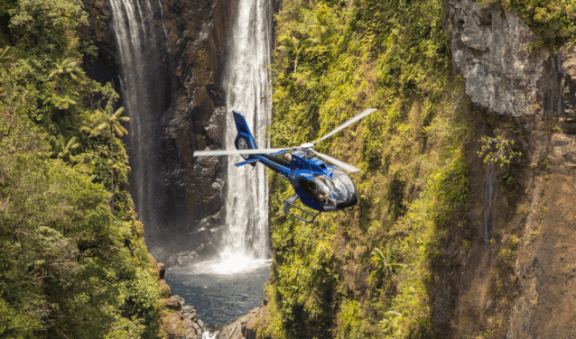 helicopter tour la réunion