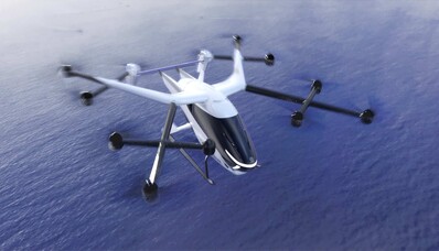El avión SkyDrive en la Exposición Universal de Osaka 2025