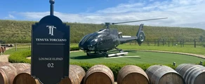 Recorrido en helicóptero por los grandes viñedos italianos