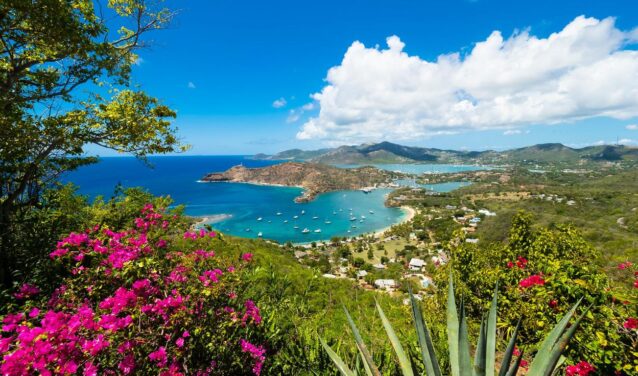 Antigua - Barbuda: traslado en helicóptero
