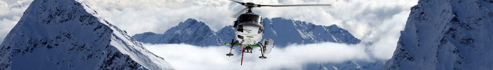 Milán - Courmayeur: traslado en helicóptero