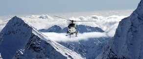 Milán - Courmayeur: traslado en helicóptero