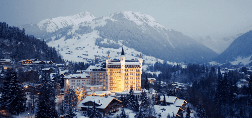 Ginebra - Gstaad: traslado en helicóptero