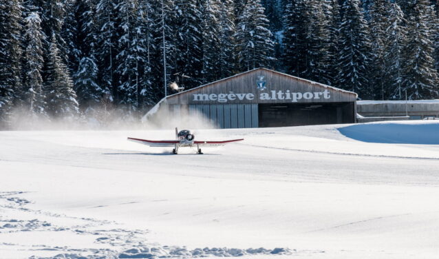 Ginebra - Megève: traslado en helicóptero