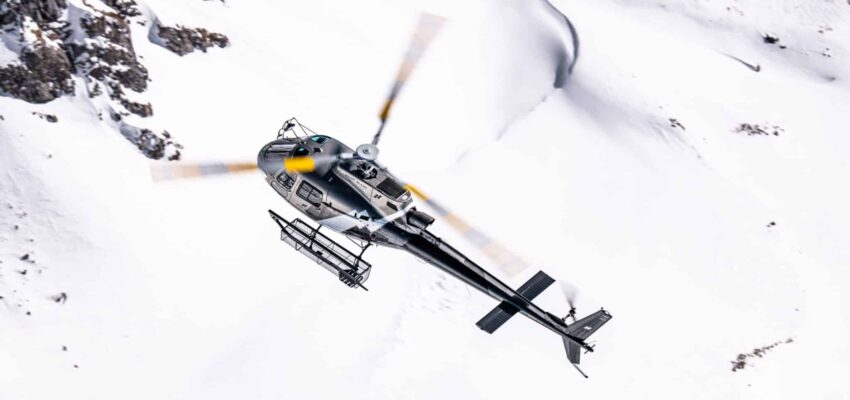 Lyon - Megève: traslado en helicóptero